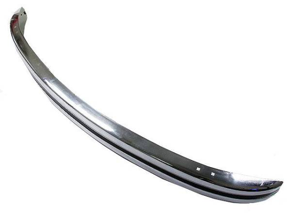 FRONT BUMPER, CHROME, BRAZILIAN, BUG 1968-1973 (Driver quality, no returns)