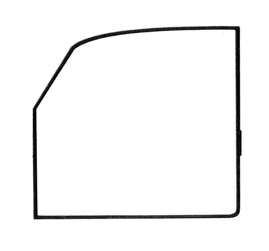 West Coast Metric - DOOR SEAL, LEFT, BRAZILIAN, BUG SEDAN 1967-77