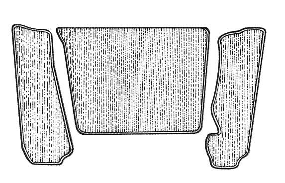 West Coast Metric - CARPET, TRUNK LINER, OATMEAL, GHIA 1960-67 (Call or Email to Order)