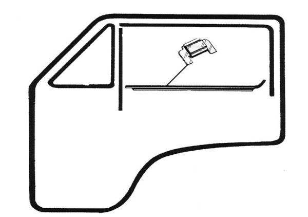 West Coast Metric - CLIPS, FRONT DOOR WINDOW SCRAPERS, SET OF 16 OEM *GERMAN* VANAGON 1980-91