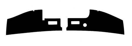 West Coast Metric - FRONT KICK PANELS, BLACK VINYL, LEFT & RIGHT, BUS 1971-79
