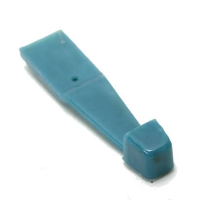 LEVER, FRESH AIR, BLUE PLASTIC, BUS 1974-79