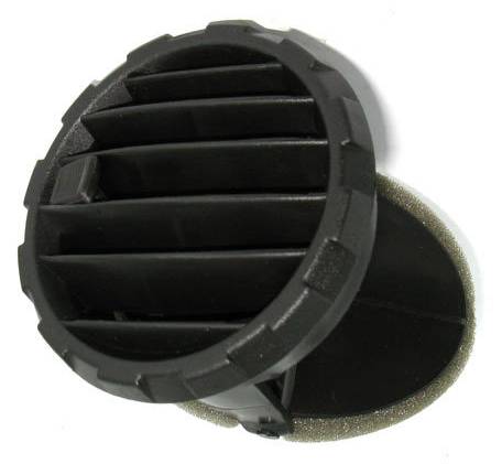 DASH VENT, BLACK PLASTIC LEFT OR RIGHT, BUS 1968-79