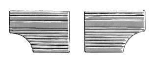 QUARTER PANELS, REAR, BLACK, 3 PC, BUS 55-67