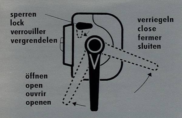 STICKER, SLIDING SIDE DOOR BUS 1968-79 *MADE IN USA BY WCM*