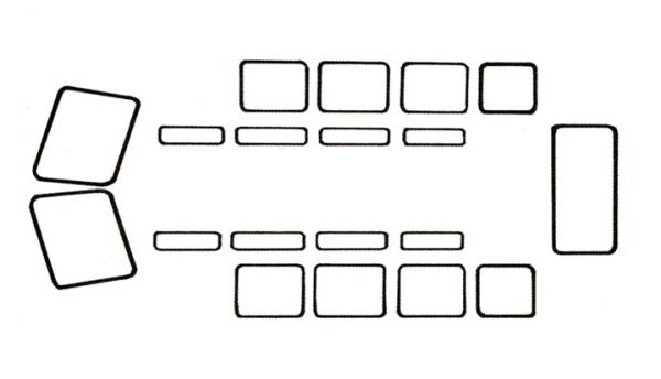West Coast Metric - WINDOW SEALS, 21 WINDOW DELUXE KIT, BUS 1964-67 *MADE IN USA BY WCM*