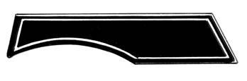 West Coast Metric - PANELS, REAR WHEEL WELL, WHITE, TYPE 3 SQUAREBACK 1961-74