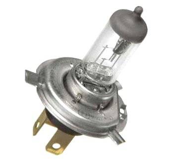 HEADLIGHT BULB, 6 VOLT H4 HALOGEN 60/55 WATT