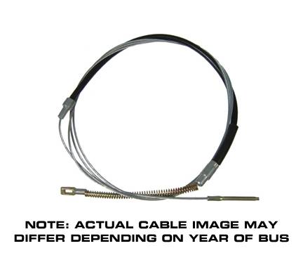 West Coast Metric - CABLE, HAND BRAKE OR EMERGENCY BRAKE, 3168mm, LEFT OR RIGHT, BUS 1955-59