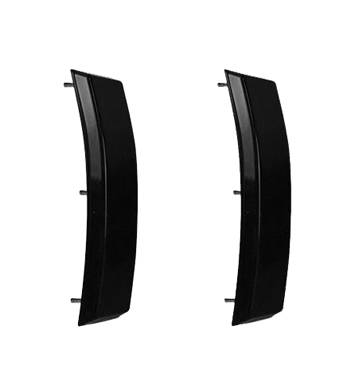 West Coast Metric - BUMPER GUARD IMPACT STRIPS, 8" TALL SET OF 4 *RUBBER ONLY* BUG 1968-73, GHIA 1972-74