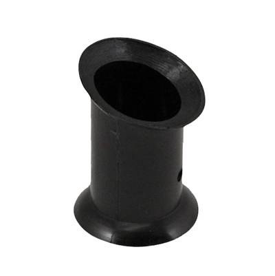 COVER, FRONT SEAT HEADREST POST, BLACK PLASTIC SET OF 2, ALL GHIAS 1969-74