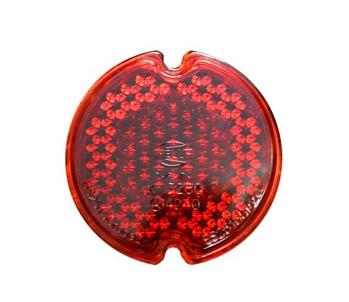 West Coast Metric - LENS, TAIL LIGHT, RED GLASS NOS HELLA *GERMAN* BUS 1958-61 (Only a few Left)