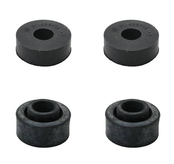 BODY TO BEAM BUSHING KIT, UPPER & LOWER SET OF 4, TYPE 3 1961-73