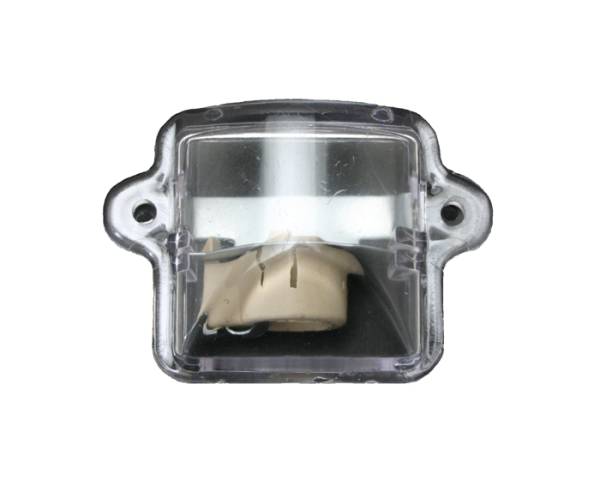 LENS, LICENSE LIGHT WITH BULB SOCKET, BUG 1964-79, TYPE 3 FASTBACK / NOTCH 1969-73 (Bulb Separate # N-177-192)