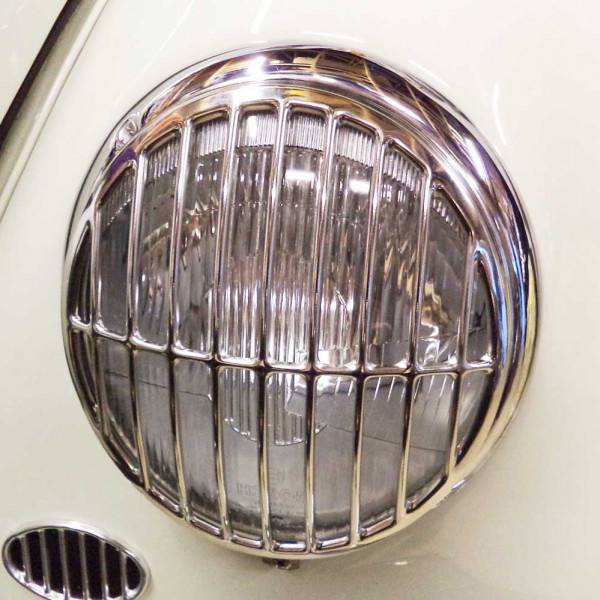 HEADLIGHT GRILL, CHROME LEFT & RIGHT SPEEDSTER STYLE, BUG 1946-66, BUS 1950-67