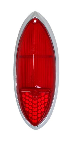LENS,TAIL LIGHT, RED, LEFT OR RIGHT *GERMAN* GHIA 1960-69