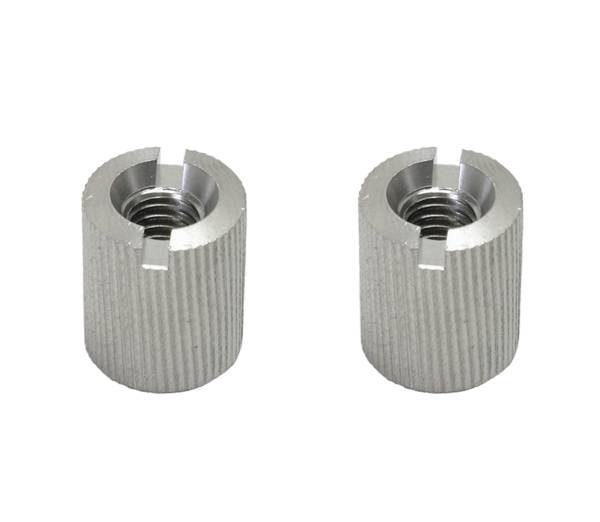 KNURLED NUTS, FOR INSTRUMENT WIRING COVER, SET OF 2, BUG 1961-69 *MADE IN USA BY WCM*