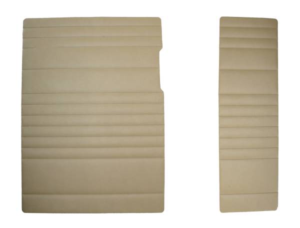 REAR QUARTER PANELS, 2 PIECES, LIGHT BEIGE, BUS CREW CAB 1968-79 (Works in conjunction with 261-039-BG)