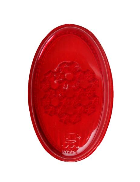 LENS, TAIL LIGHT, RED PLASTIC HELLA *GERMAN* BUG 1955-61