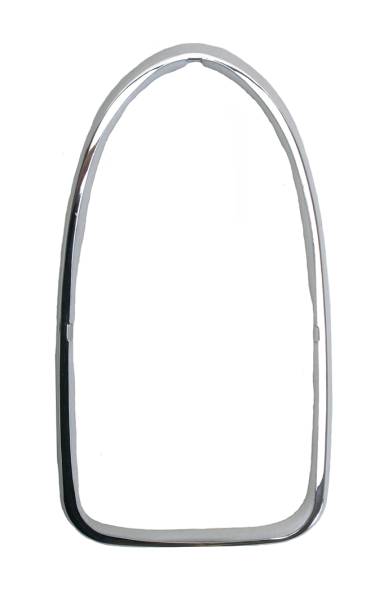CHROME RINGS AND SEALS FOR TAIL LIGHTS, LEFT AND RIGHT, BUG 1968-70