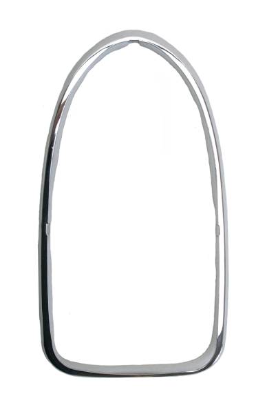 West Coast Metric - CHROME RINGS AND SEALS FOR TAIL LIGHTS, LEFT AND RIGHT, BUG 1968-70