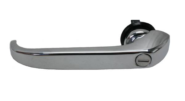 West Coast Metric - HANDLE, OUTSIDE SIDE SLIDING DOOR, CHROME LOCKING WITH KEYS, BUS 1968-73