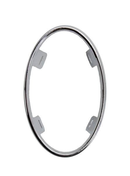 CHROME RINGS FOR TAIL LIGHT, LEFT AND RIGHT, BUG 1955-61