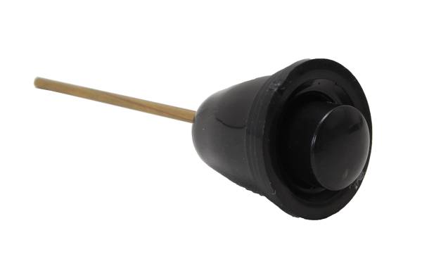 KNOB, WIPER SWITCH WITH CENTER BUTTON, BLACK, BUG OR GHIA 60-66, TYPE 3 61-67