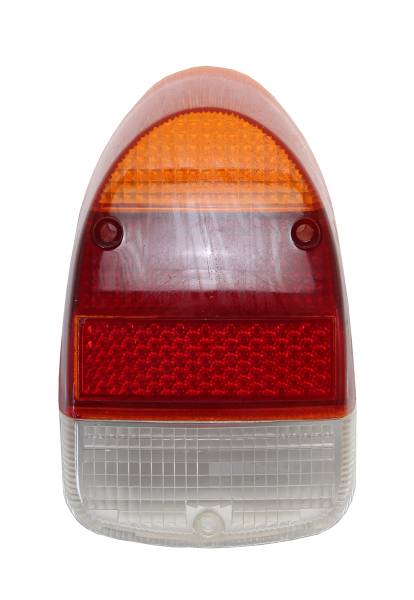 LENS, TAIL LIGHT, WHITE/RED/AMBER, BUG 1968-70