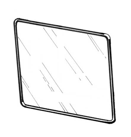 GLASS, SET OF 6 SIDE POP OUT WINDOWS, LEFT & RIGHT, BUS 1950-67 (Note: This is Glass Only, Complete Kit # 221-000A or 221-000S)