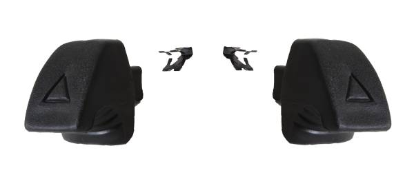 West Coast Metric - KNOBS, SEAT RELEASE WITH CLIPS, BLACK SQUARE STYLE, BUG / GHIA / TYPE 3 1972-79 *MADE BY WCM*