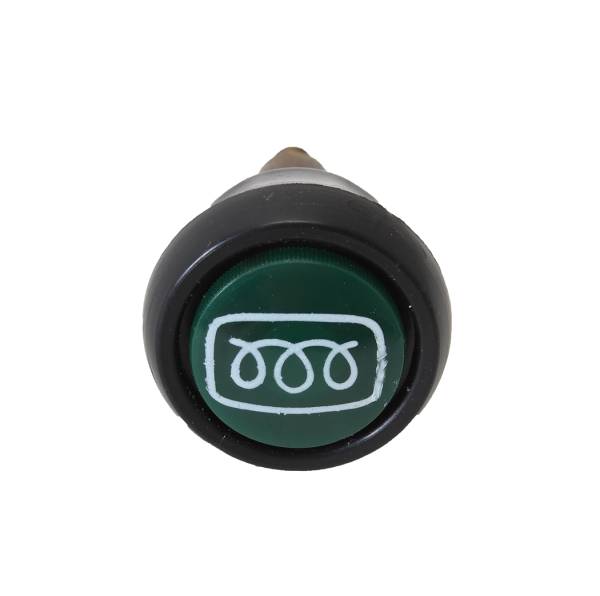 KNOB, DEFROSTER WITH GREEN CAP, BUS 1968-79