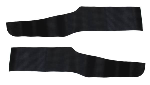 West Coast Metric - RUBBER MAT, BLACK, FRONT SEATS, WRAP AROUND SIDE & REAR OF SEAT PEDESTAL, WALK THRU BUS 1963-67 (Works in conjunction with 234-665B)