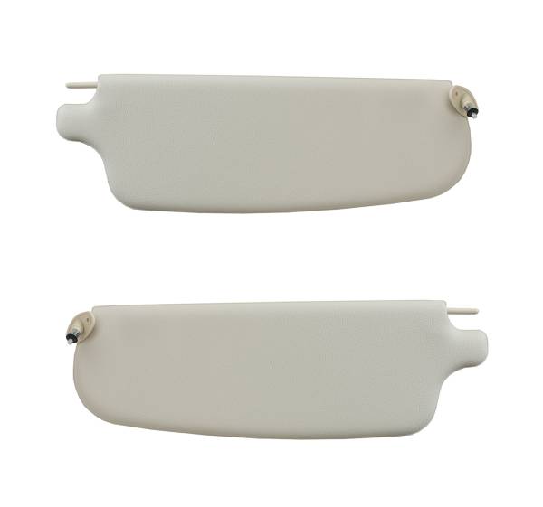 West Coast Metric - SUNVISORS,WHITE VINYL, ALL GHIA 1965-74