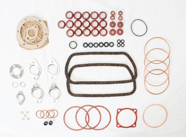 ENGINE GASKET SET, COMPLETE, (w/o Crank Seal ) 40 HP 1200cc, BUG 61-65, BUS 60-64, GHIA 61-65