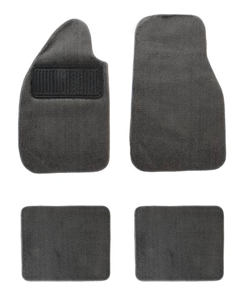 West Coast Metric - FLOOR MATS, GREY CARPET, 4 PIECES FRONT & REAR, BUG SEDAN 1946-77