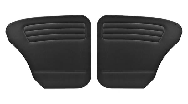 QUARTER PANELS, BLACK, BUG SEDAN 1956-64