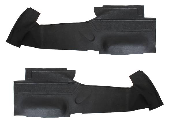 West Coast Metric - RUBBER MATS, BLACK, SIDE SEAT PEDESTAL, BUS 1977-79 (Works in conjunction with 211-665B)