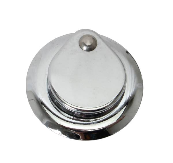 COVER, ENGINE LID LOCK, CHROME, BUS 1955-65