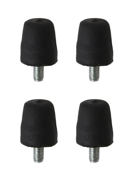 West Coast Metric - RUBBER STOPS, SIDE CARGO DOORS, 19mm TALL (26mm Overall) SET OF 4, BUS 1952-61, BUS DOUBLE CAB 1958-79 *MADE IN USA BY WCM*