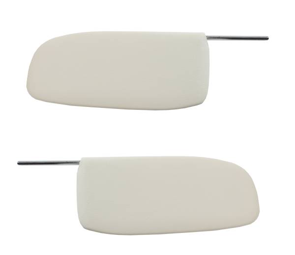 SUNVISORS WITH RODS, WHITE LEFT & RIGHT, BUG CONVERTIBLE 1958-64
