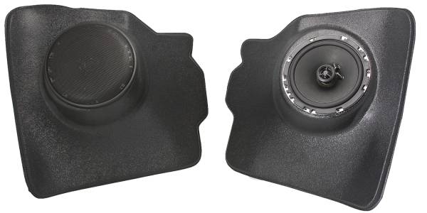 West Coast Metric - FRONT KICK PANELS WITH DELUXE SPEAKERS, LEFT & RIGHT, BUG SEDAN 1952-73
