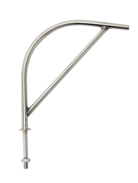 MIRROR ARM, HARP STYLE STAINLESS STEEL LEFT OR RIGHT, BUS 1955-67