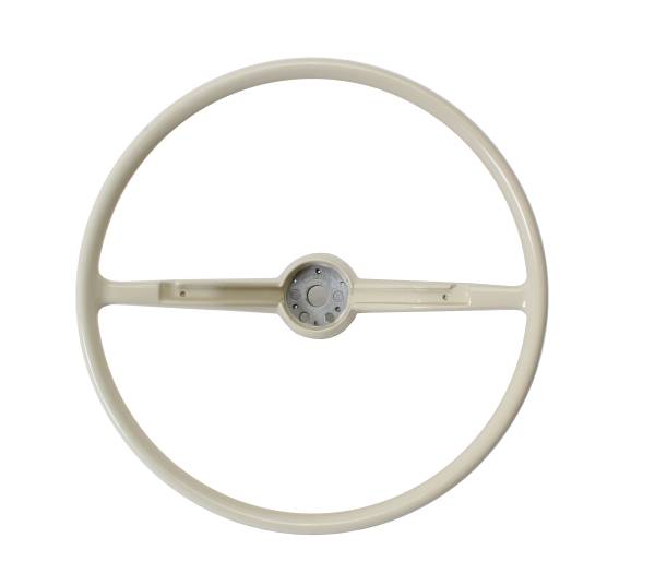 West Coast Metric - STEERING WHEEL, RECAST ORIGINAL VW, IVORY, BUG / GHIA / TYPE 3 1964-70 (Limited Quantities)