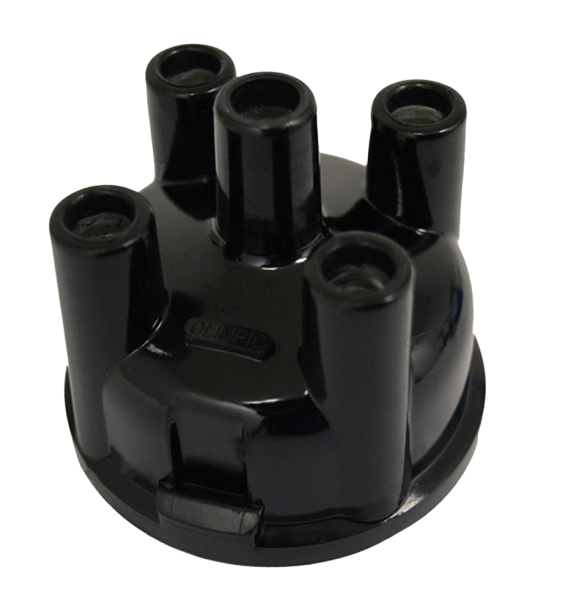 West Coast Metric - DISTRIBUTOR CAP, BLACK FOR 009 DISTRIBUTOR, VW MODELS 1949-84