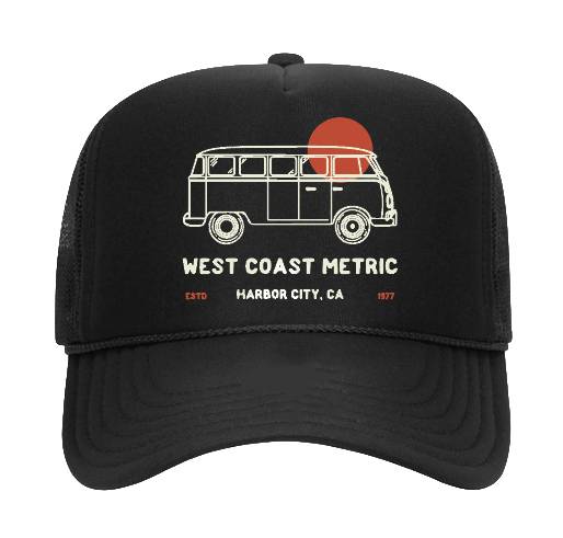 West Coast Metric - HAT, WEST COAST METRIC BUS, BLACK