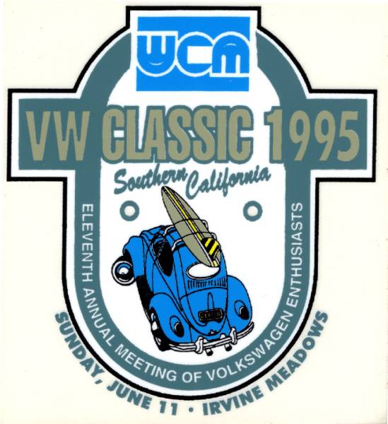 West Coast Metric - STICKER, 1995 VW CLASSIC (Only a few left)