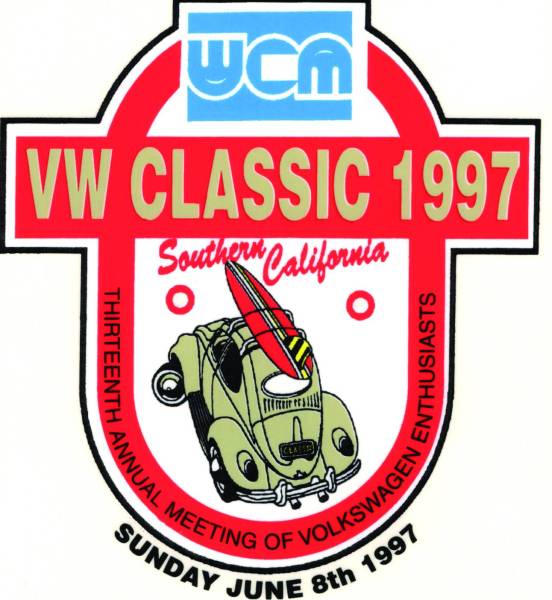 West Coast Metric - STICKER, 1997 VW CLASSIC (Limited Stock)