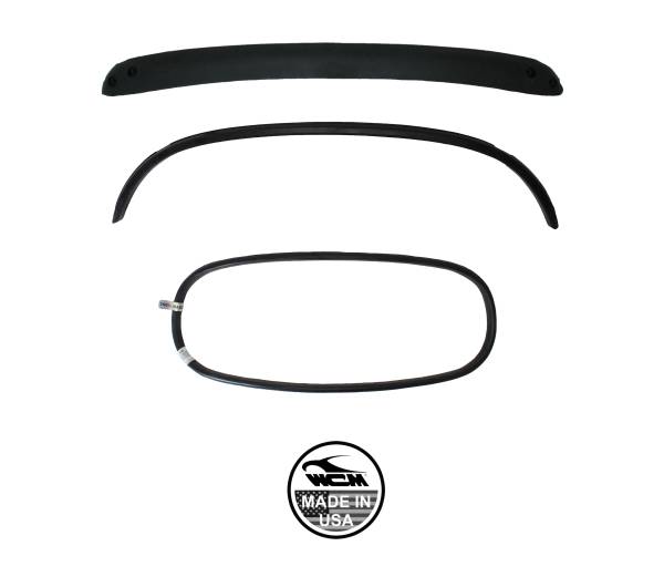 West Coast Metric - CONVERTIBLE TOP BOW KIT, BUG CONV. 1972 (See description for contents)