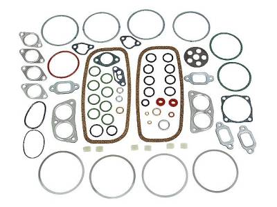 ENGINE GASKET SET, COMPLETE, (w/o Crankshaft Seals; w/o Intake Manifold Gaskets ) VANAGON 80-83